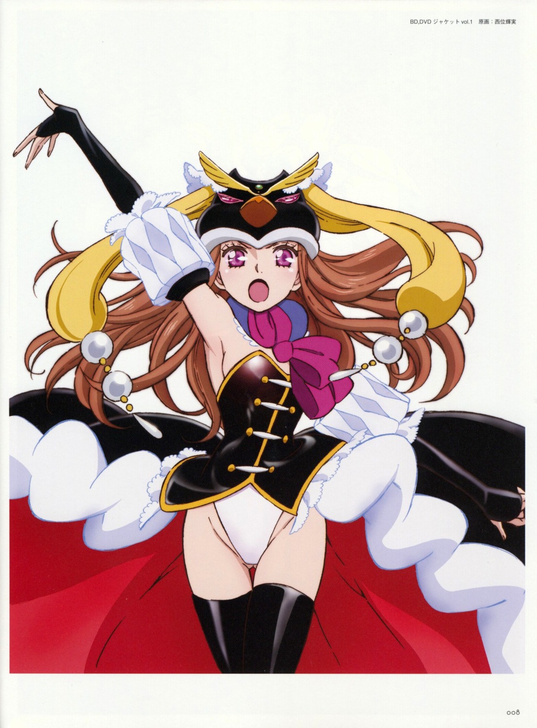 bleed_through, mawaru_penguindrum, nishii_terumi, screening, takakura_himari, thighhighs