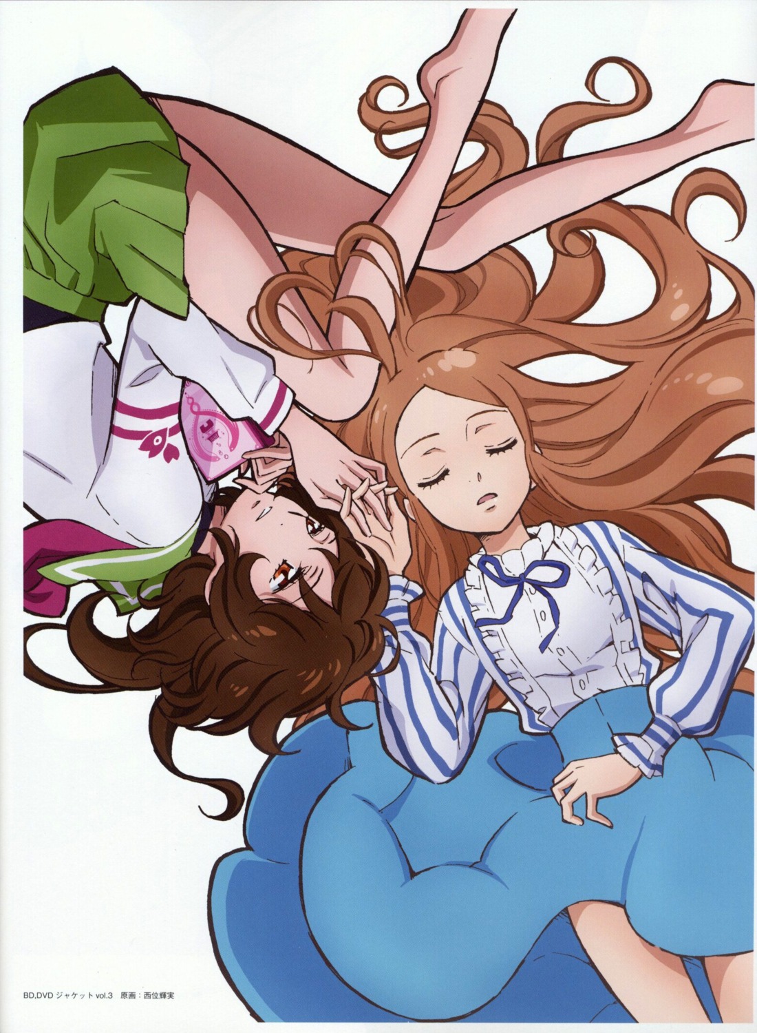 bleed_through, mawaru_penguindrum, nishii_terumi, oginome_ringo, screening, seifuku, takakura_himari