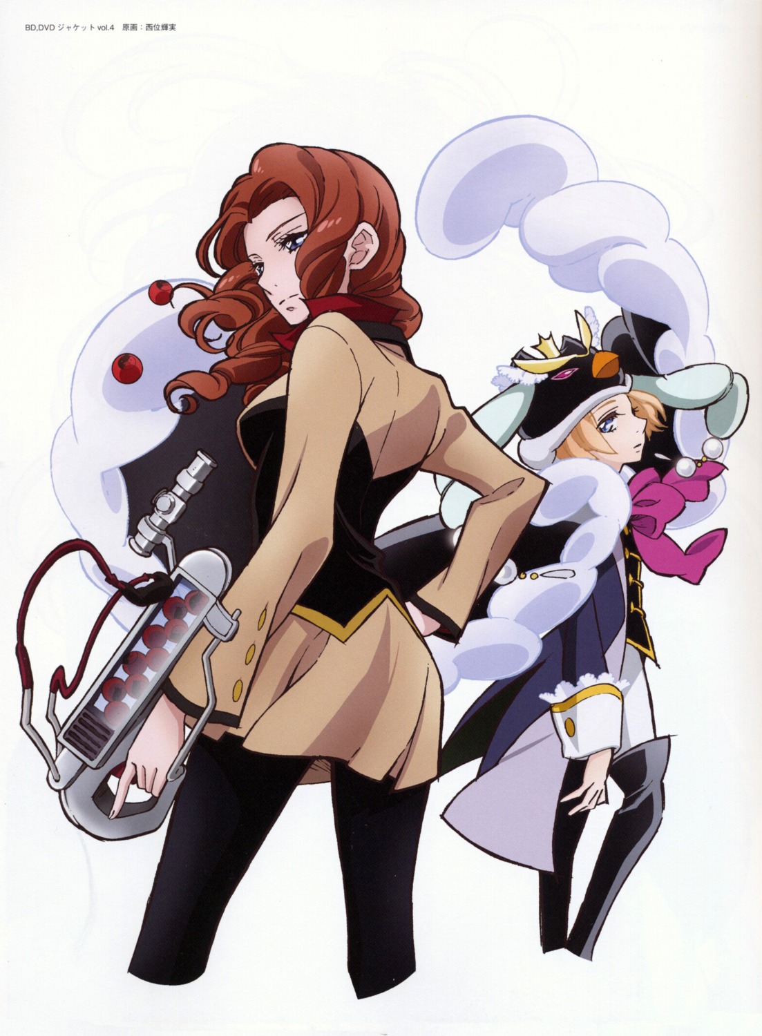 bleed_through, mawaru_penguindrum, natsume_mario, natsume_masako, nishii_terumi, pantyhose, screening
