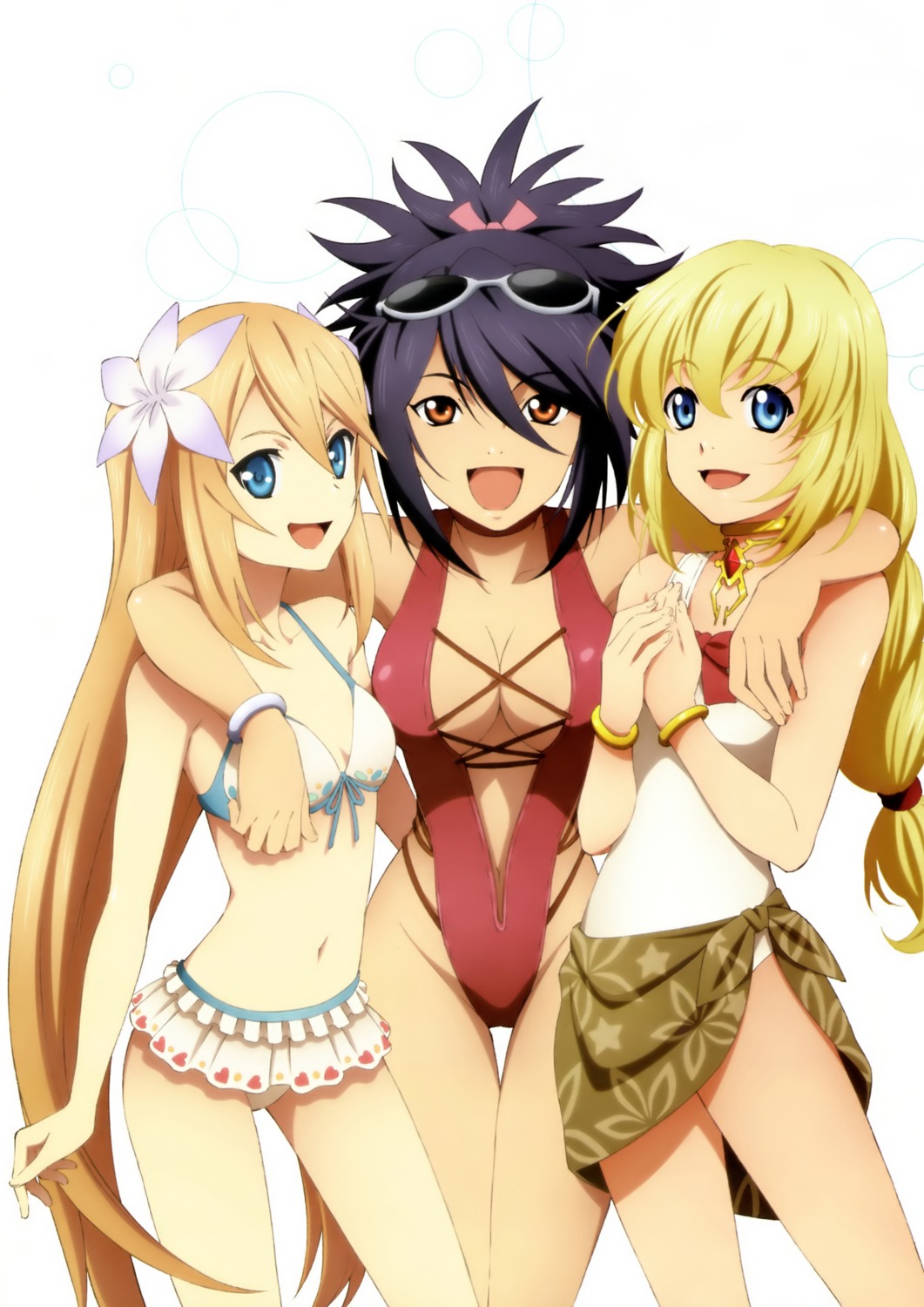 bikini, cleavage, colette_brunel, marta_lualdi, sheena_fujibayashi, swimsuits, tales_of, tales_of_symphonia