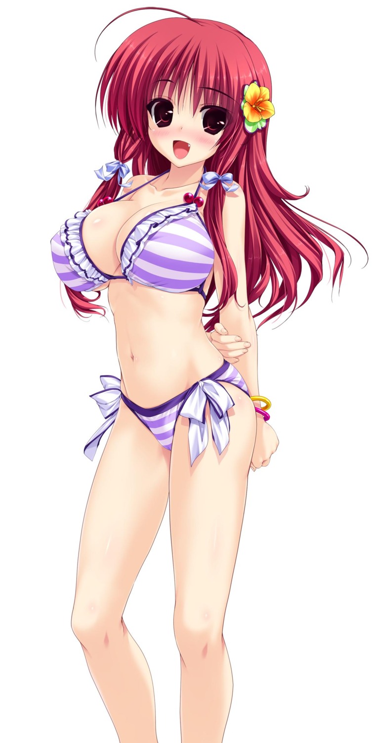 bikini, cleavage, prism_recollection, renjou_sayaka, shintarou, swimsuits