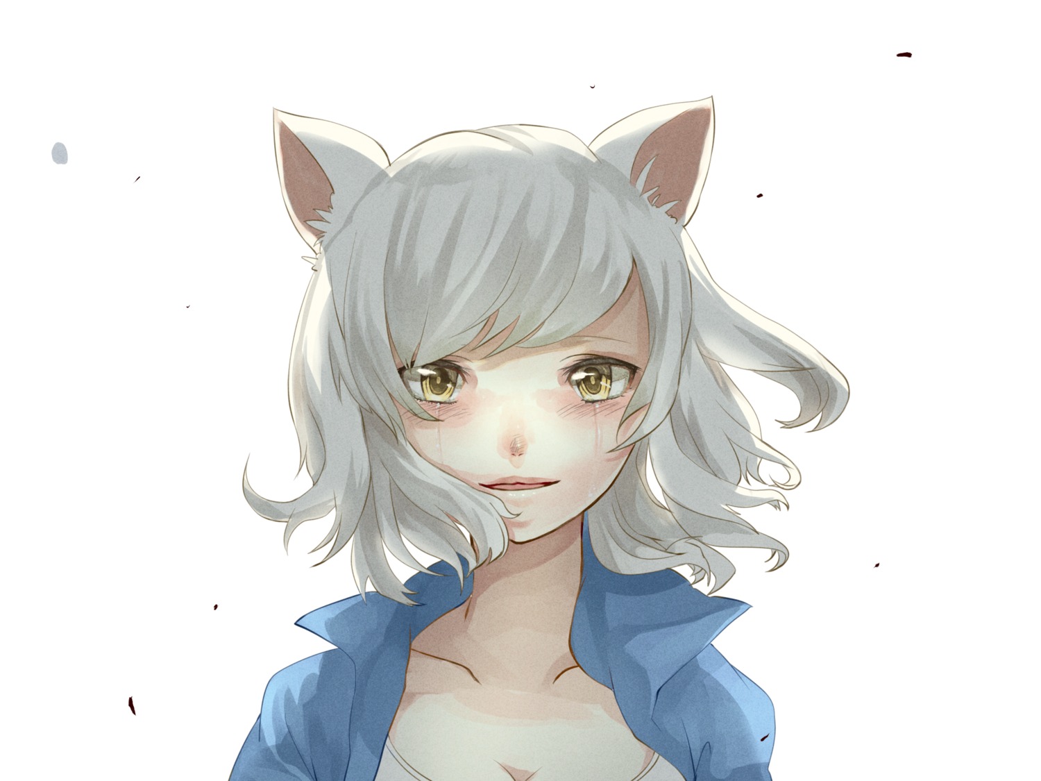 animal_ears, bakemonogatari, hanekawa_tsubasa, monogatari_(series), nekomimi, nekomonogatari, tomaeda