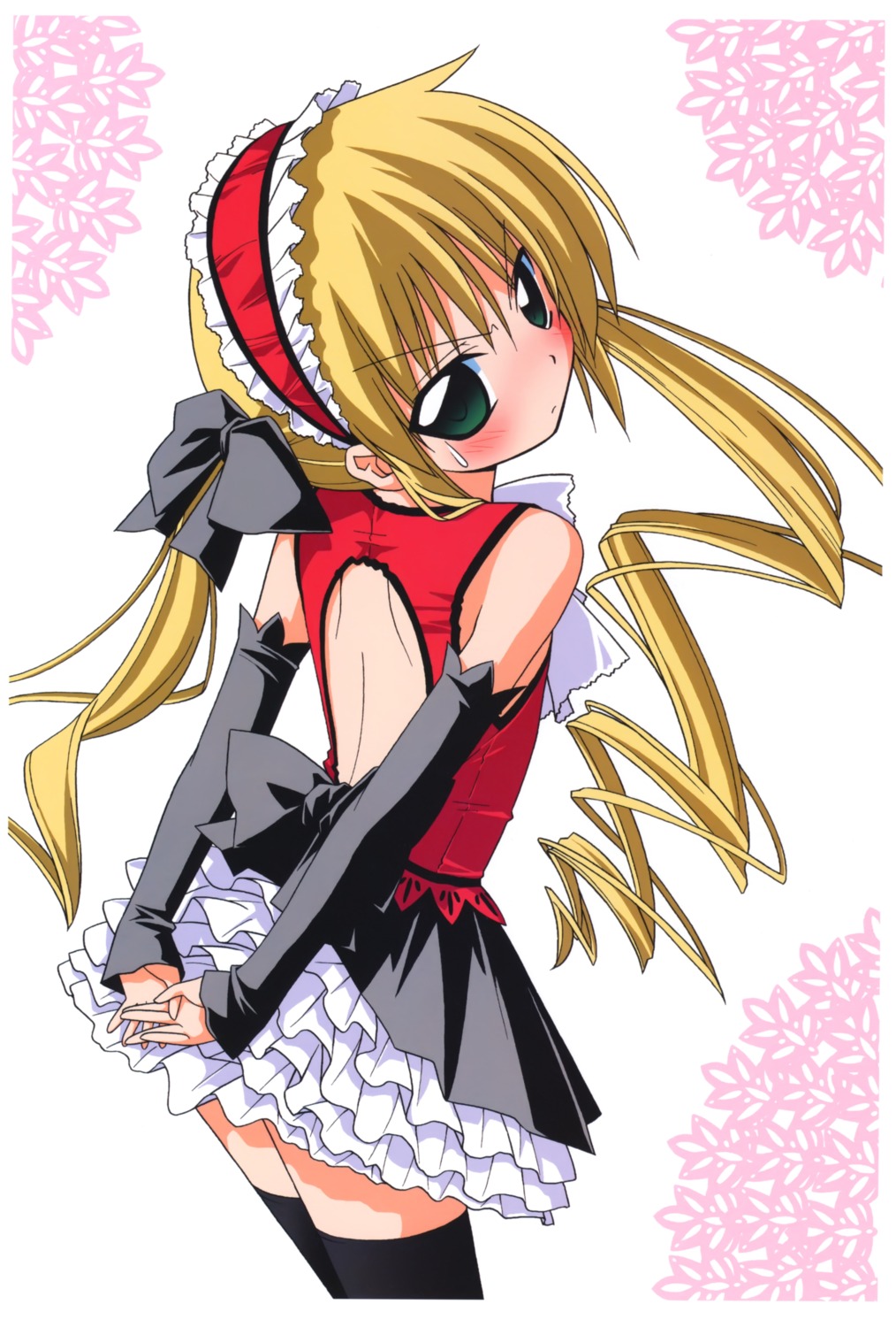 hata_kenjirou, hayate_no_gotoku, sanzenin_nagi, thighhighs
