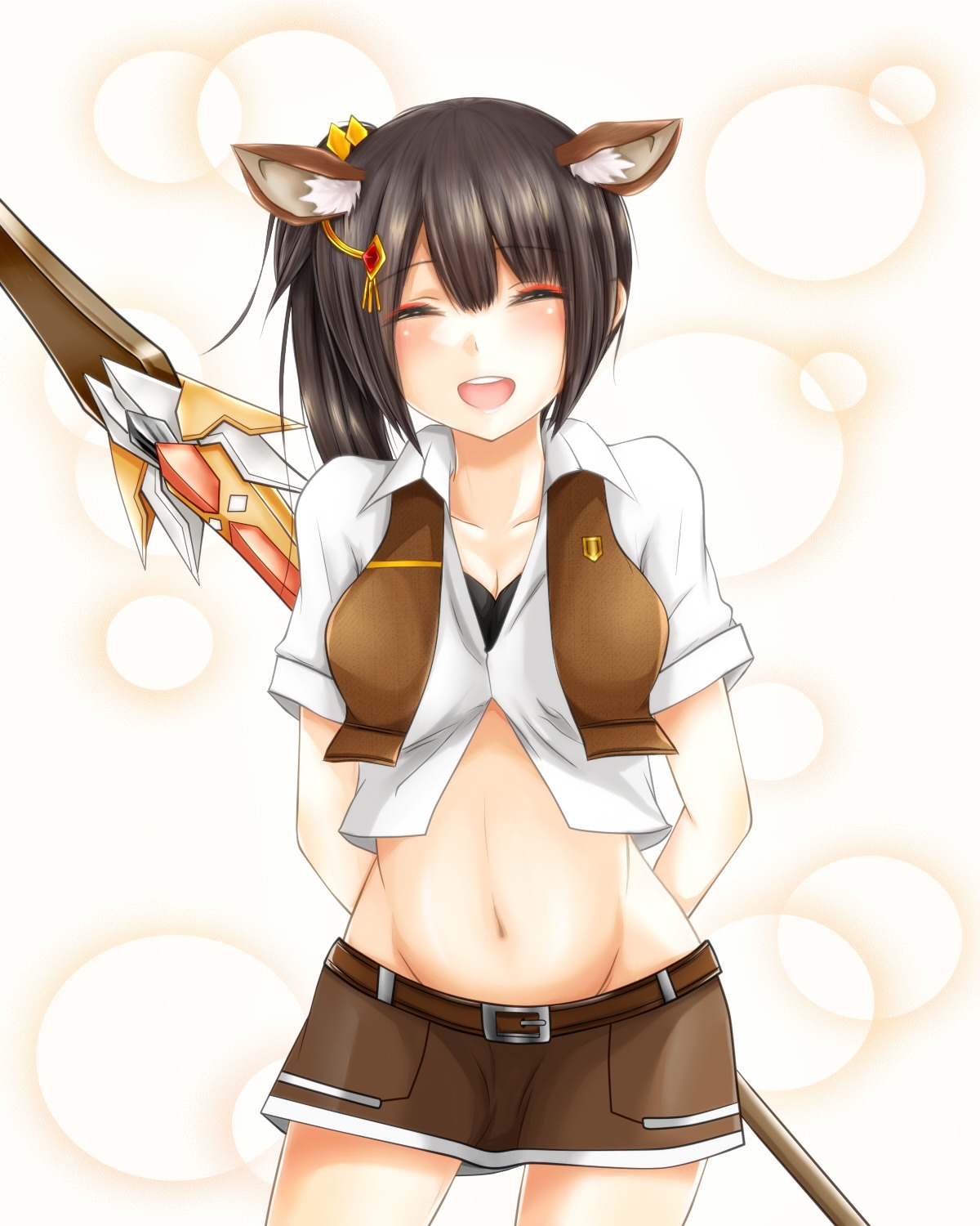animal_ears, ara_haan, elsword, moyashi, weapon