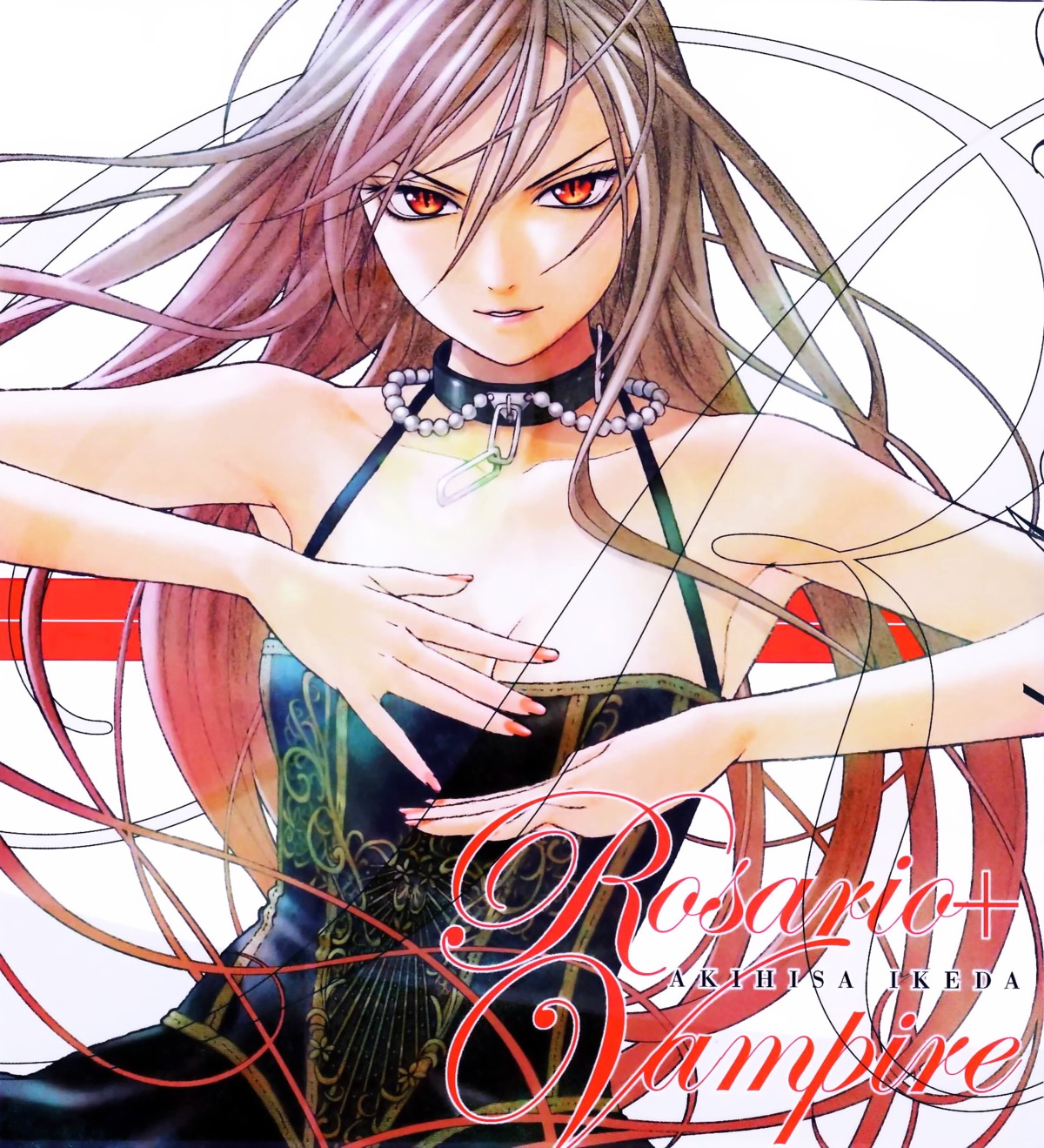 akashiya_moka, dress, ikeda_akihisa, inner_moka, rosario_to_vampire