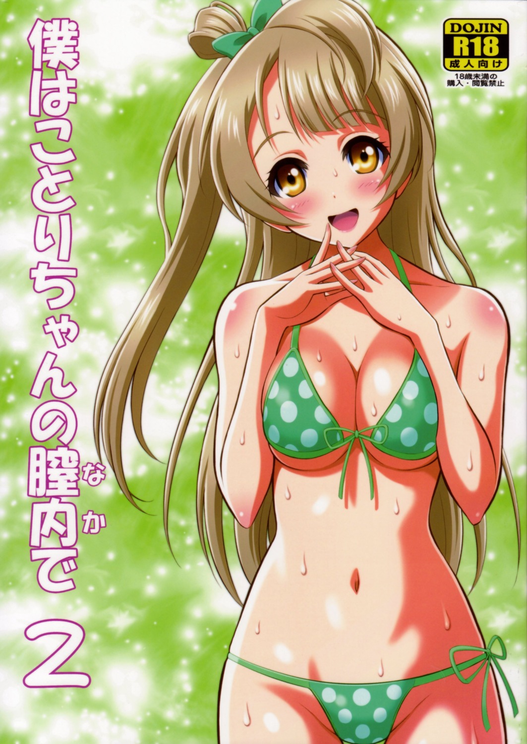 bikini, cleavage, gust_(circle), harukaze_soyogu, love_live!, love_live!_(series), minami_kotori, swimsuits
