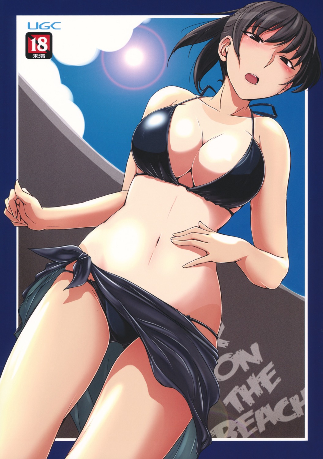amagami, bikini, cleavage, sasaki_akira, swimsuits, tsukahara_hibiki, ugc