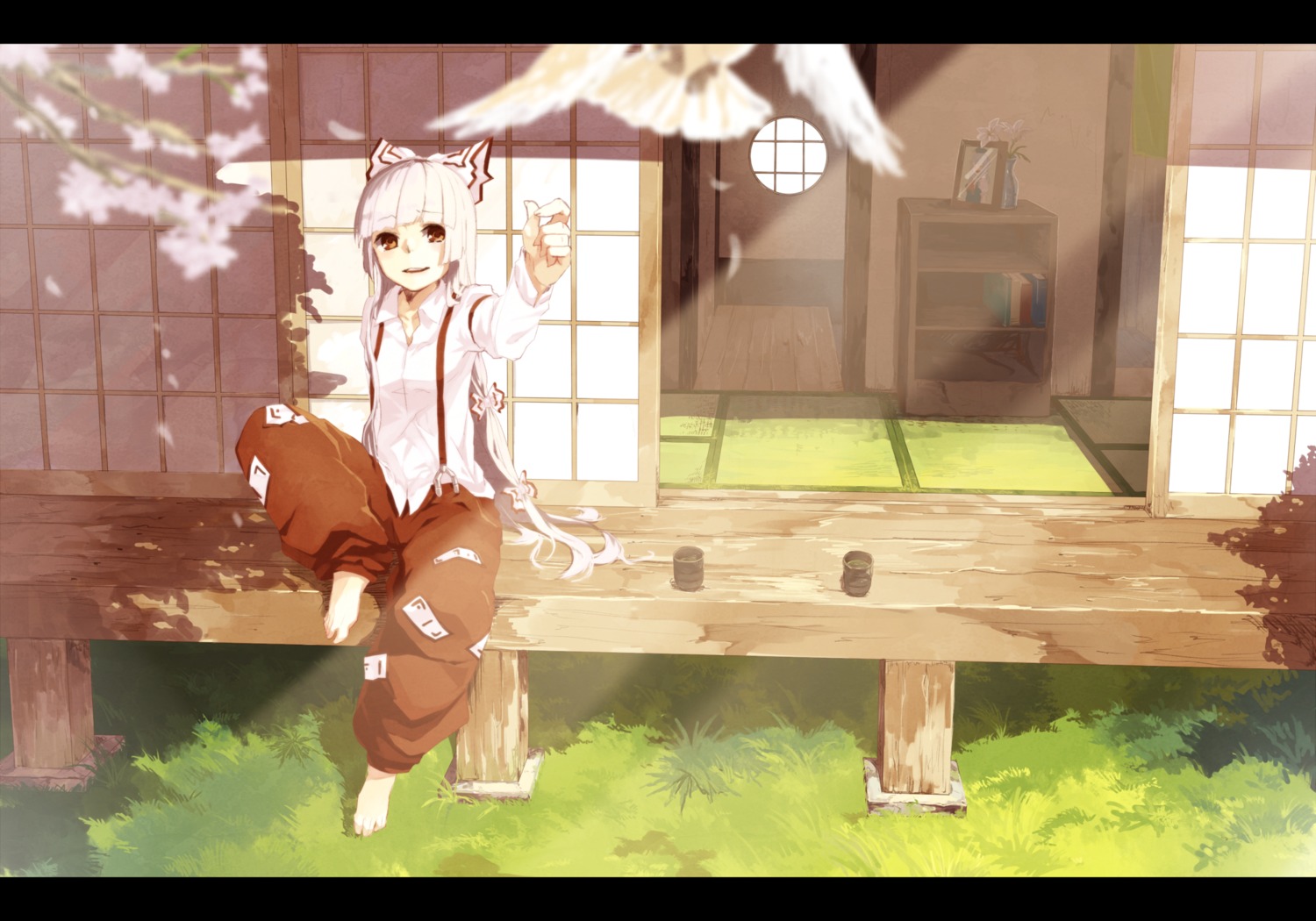 fujiwara_no_mokou, pietani397, touhou
