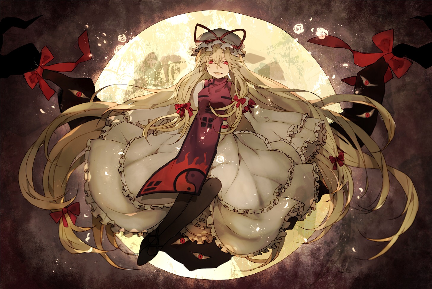 pantyhose, popokuri, touhou, yakumo_yukari