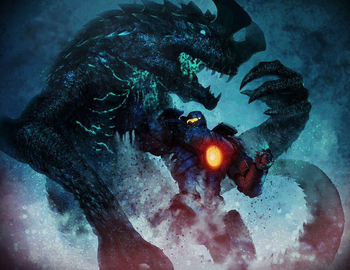kakoto_mirai, mecha, monster, pacific_rim