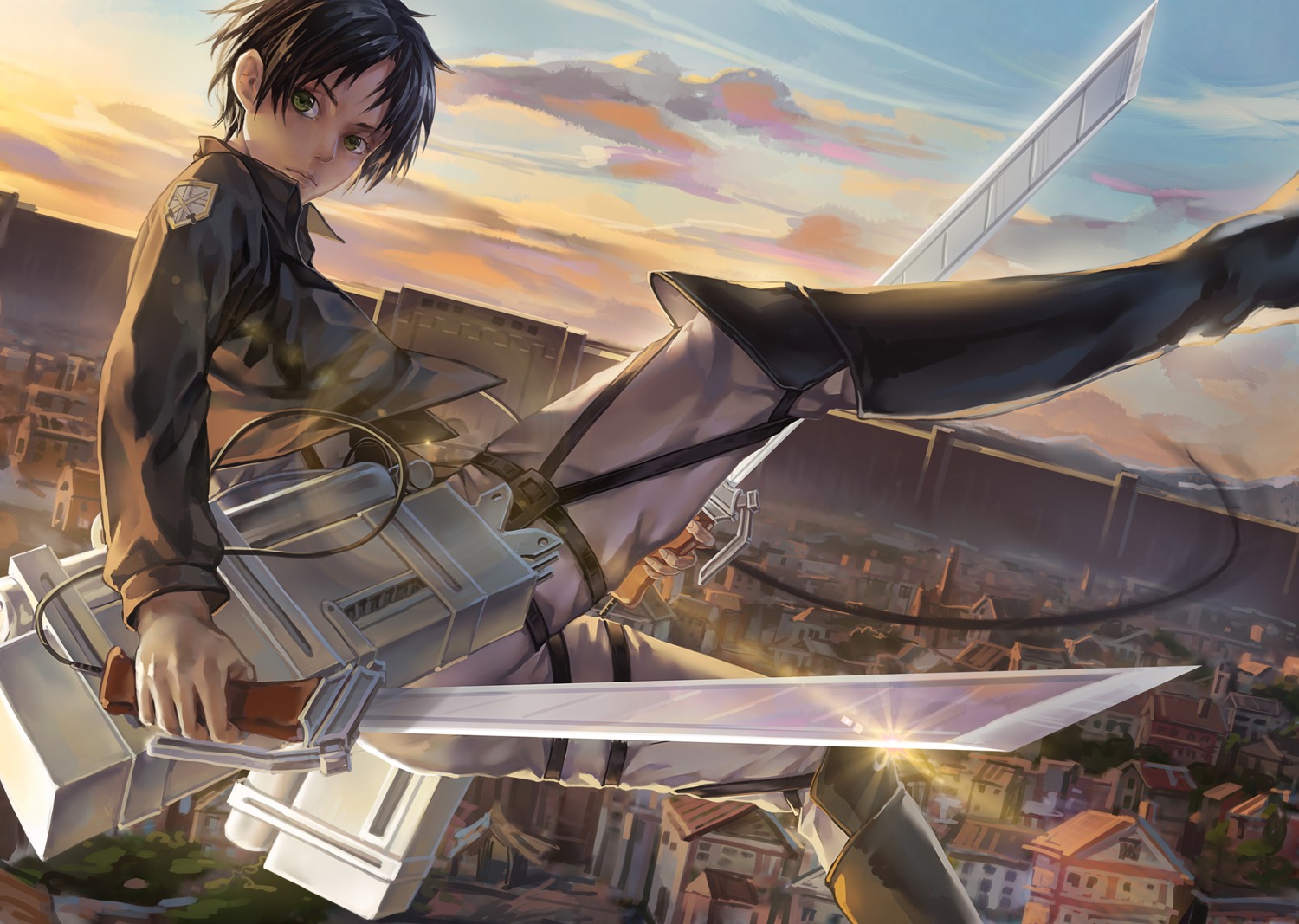 eren_jaeger, male, shingeki_no_kyojin, windyakuma
