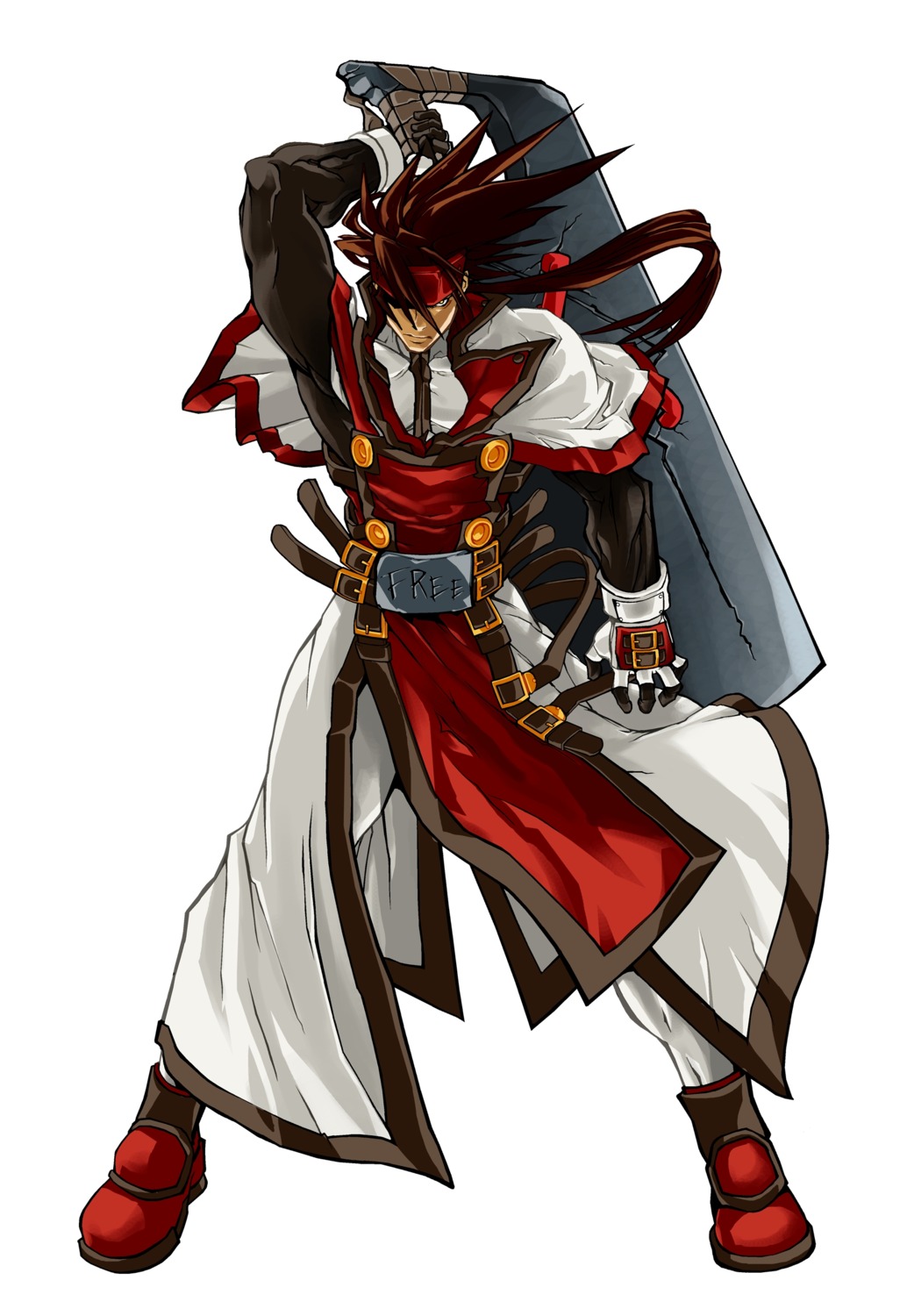bodysuit, guilty_gear, guilty_gear_xx_accent_core, male, order-sol, weapon