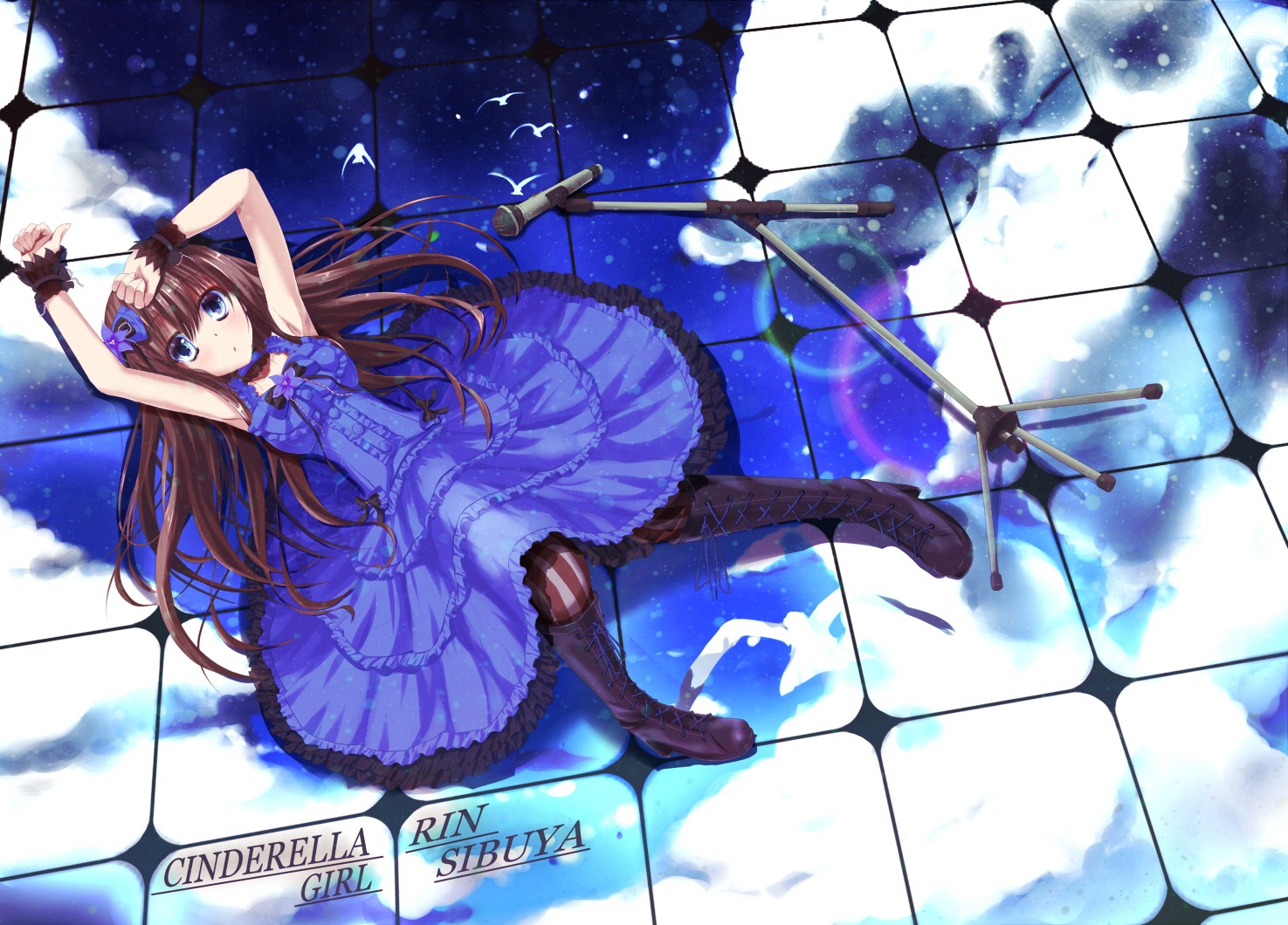 azican, dress, shibuya_rin, the_idolm@ster, the_idolm@ster_cinderella_girls