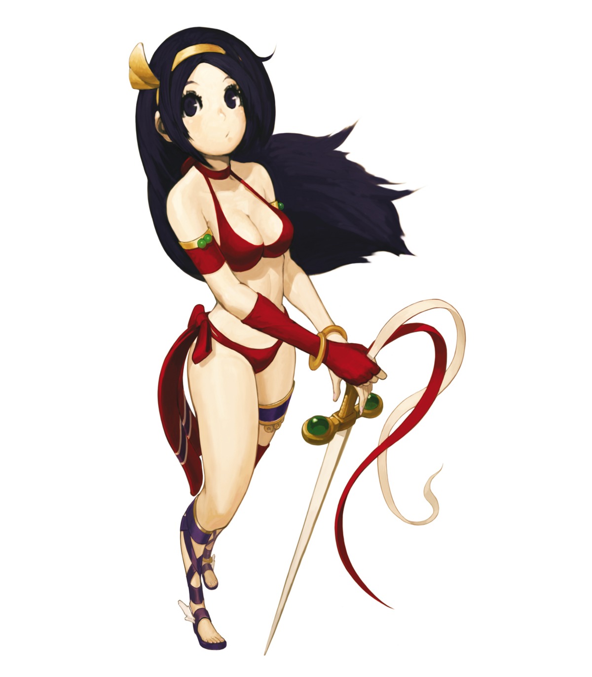 athena_(series), bikini, cleavage, feet, nona, princess_athena, snk, swimsuits, sword