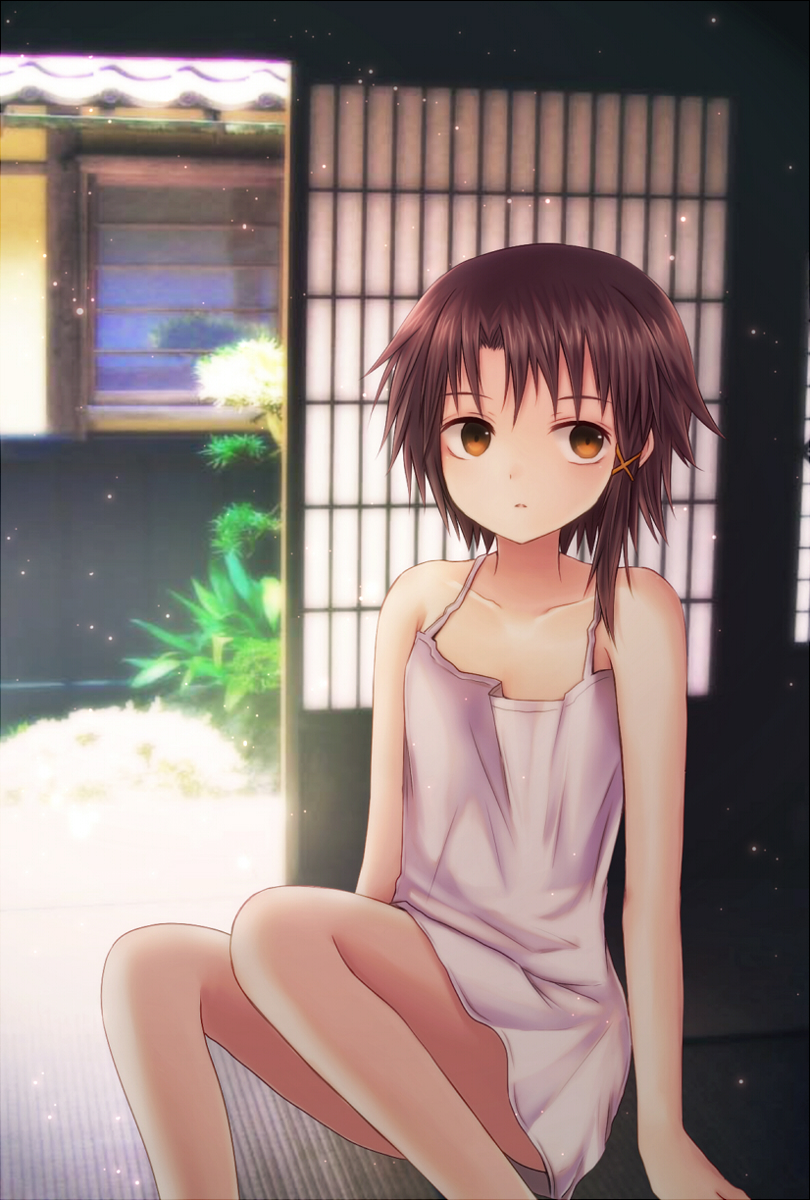 amano_sora, dress, iwakura_lain, serial_experiments_lain, summer_dress