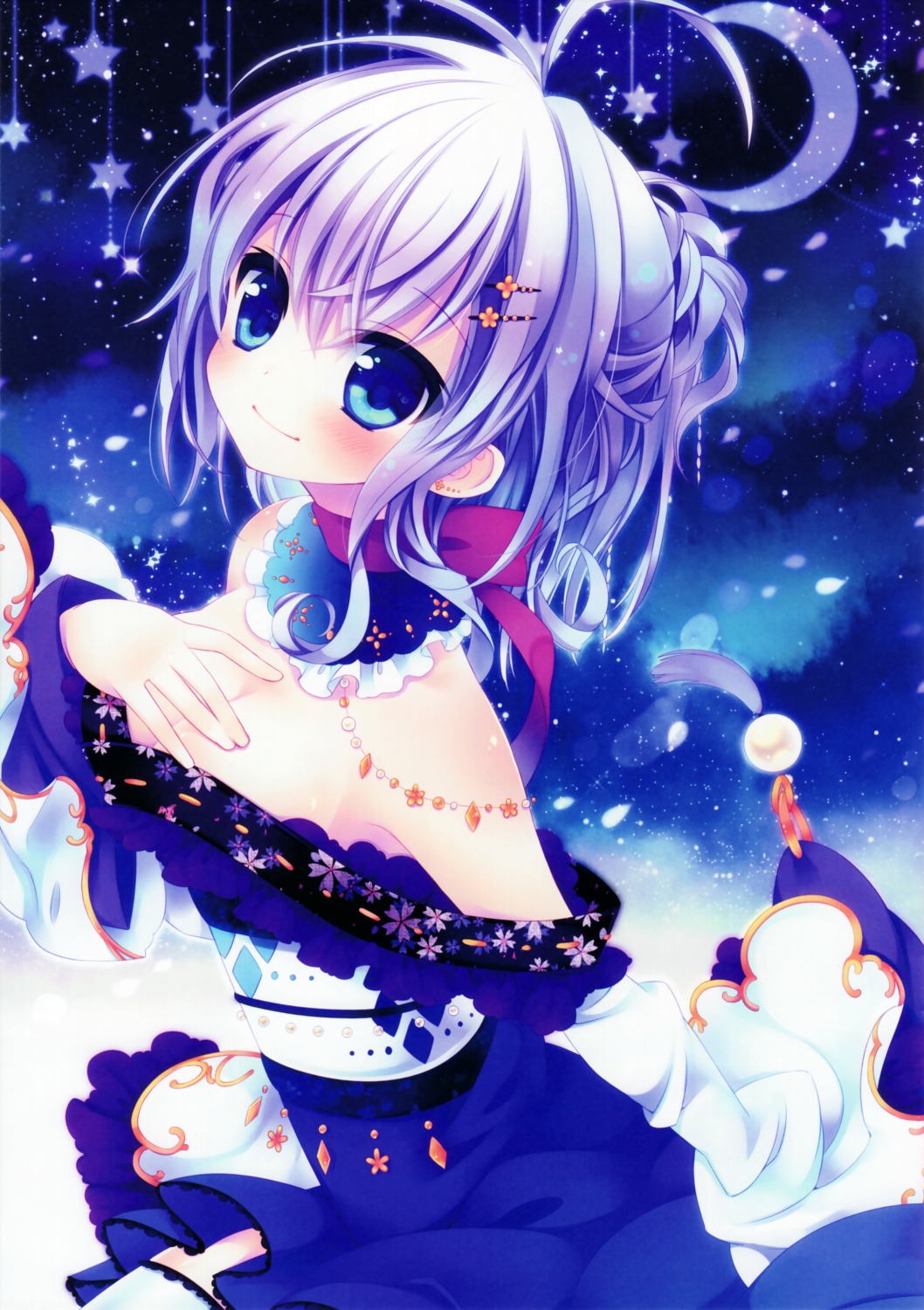 cleavage, konno_kengo, thighhighs, uni-guru