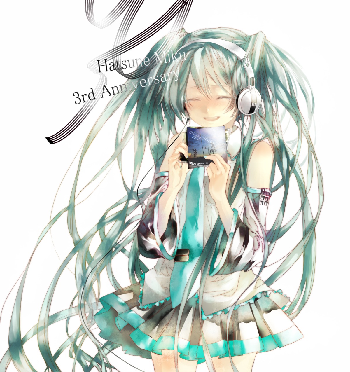 ebisu_kana, hatsune_miku, headphones, vocaloid