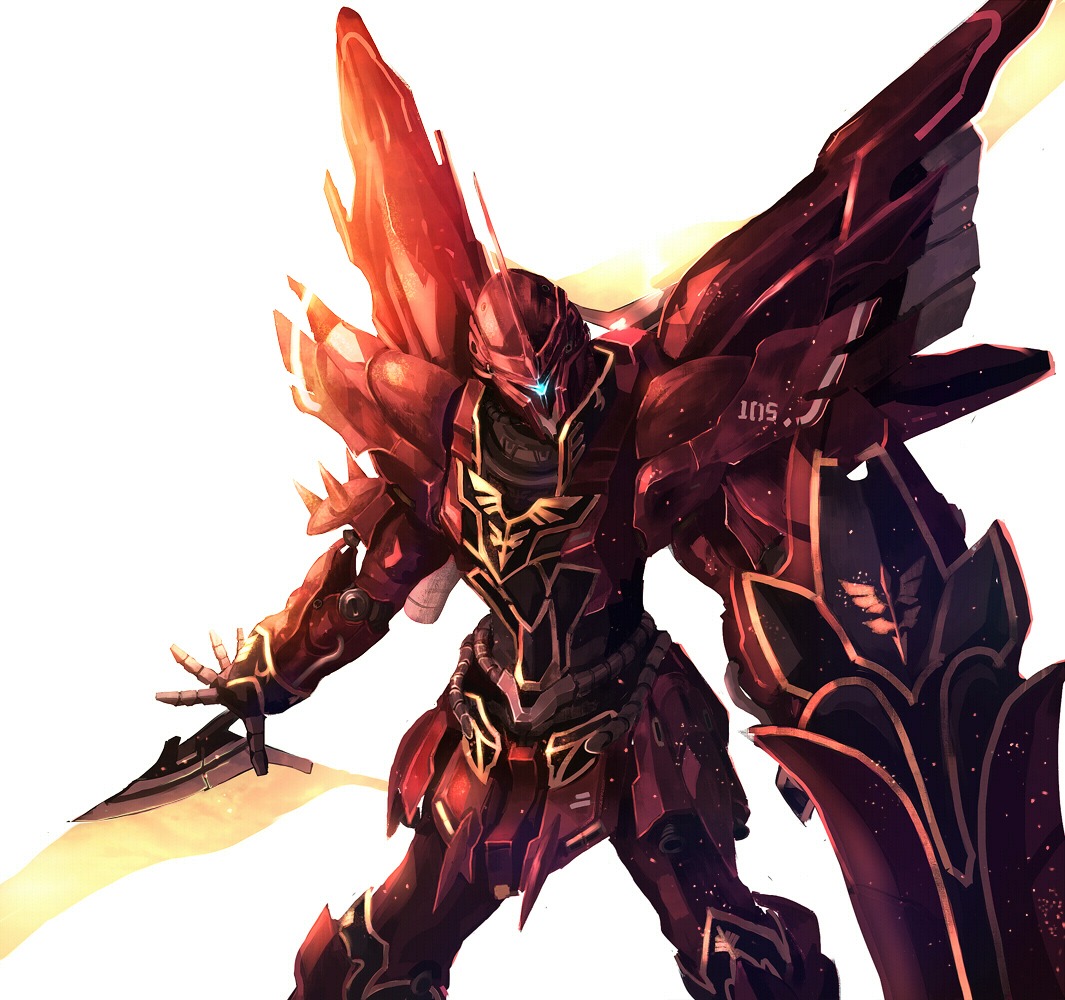 gundam, gundam_unicorn, makai_no_juumin, mecha, sinanju