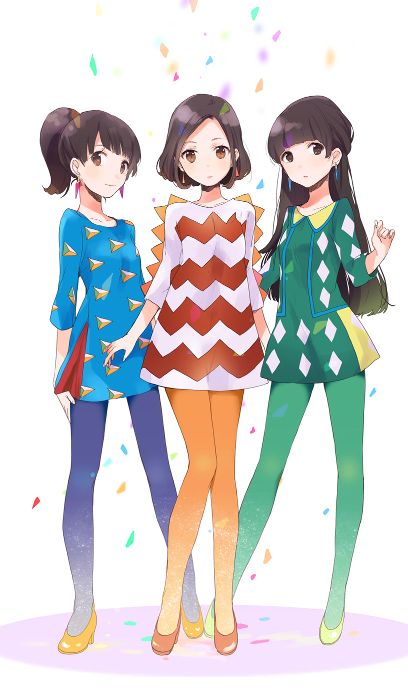 a~chan, dress, fly, heels, kashiyuka, nocchi, pantyhose, perfume