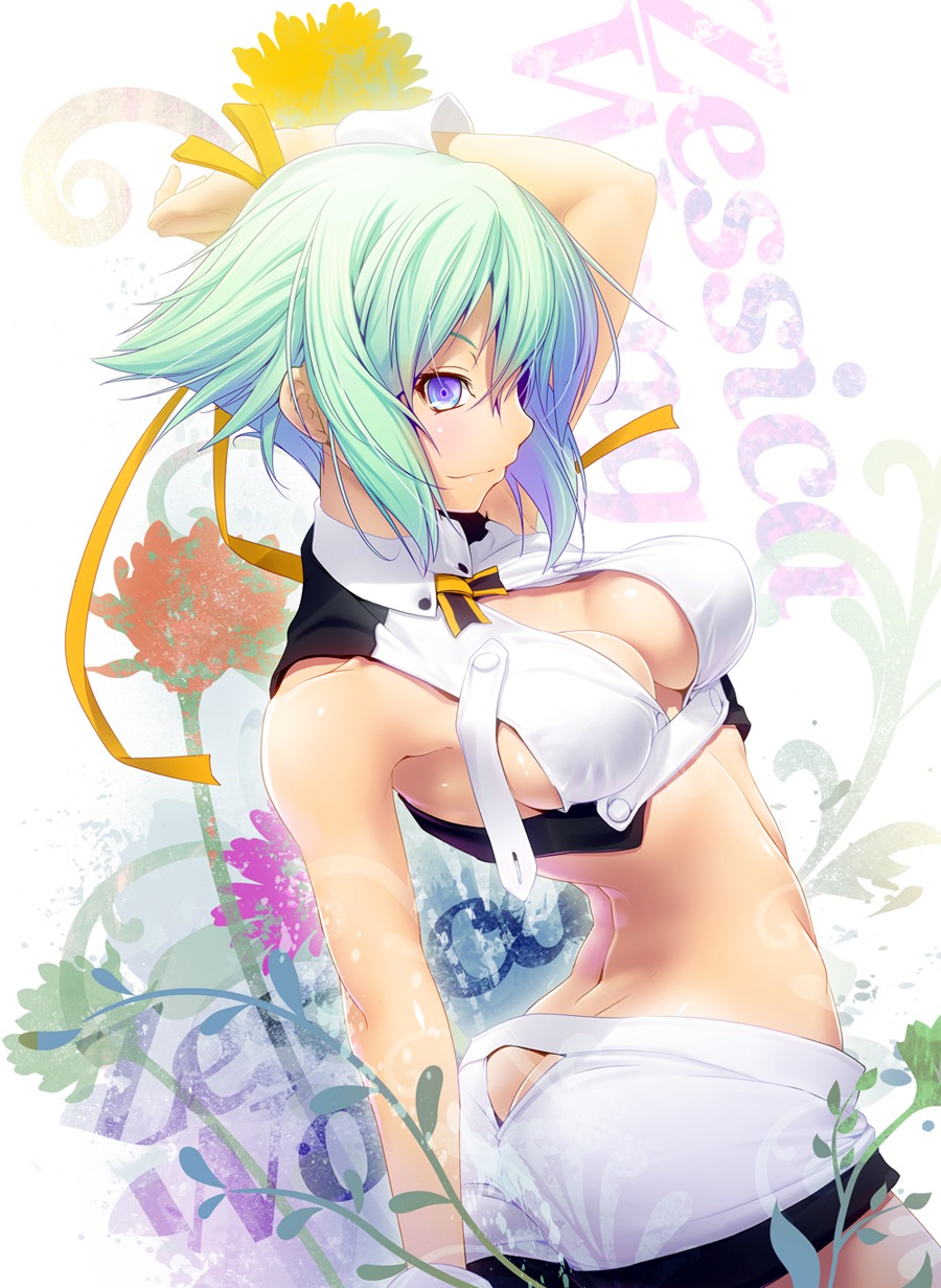 aquarion_evol, cleavage, nilitsu, sousei_no_aquarion, zessica_wong