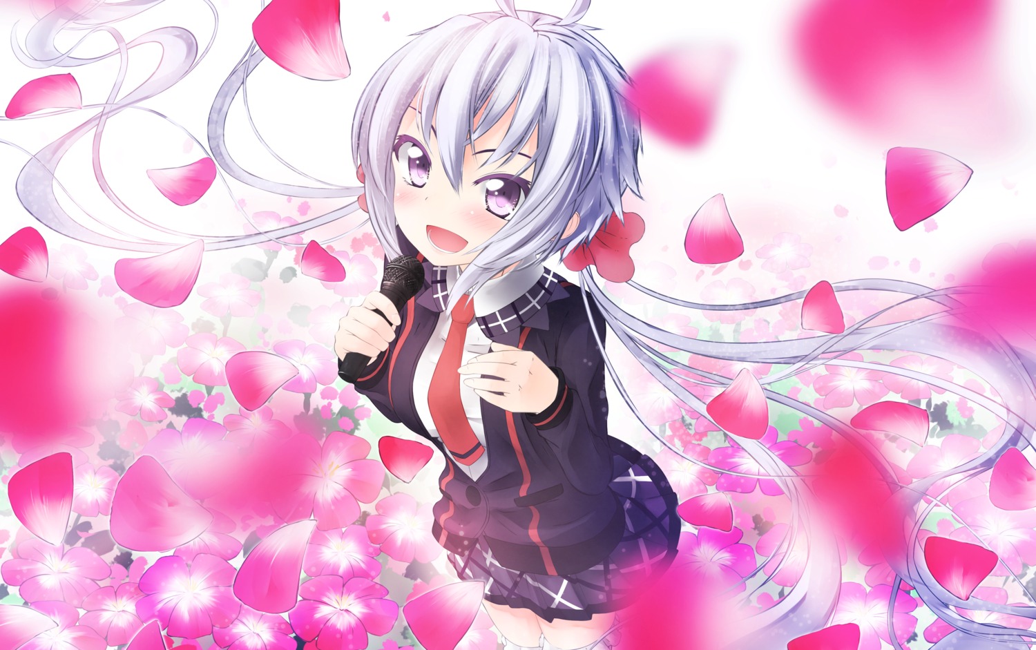 nekonaka, seifuku, senki_zesshou_symphogear, yukine_chris