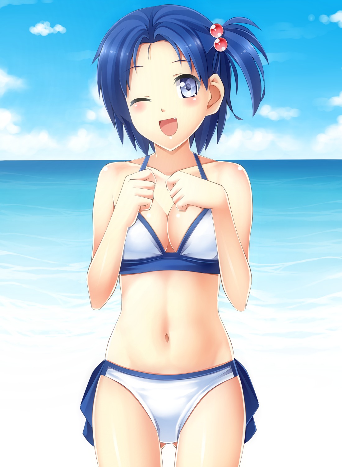 bikini, cleavage, komitsu, swimsuits