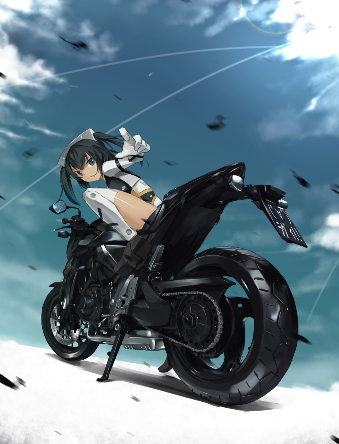 busou_shinki, gorilla_(bun0615), mecha_musume, strarf, thighhighs