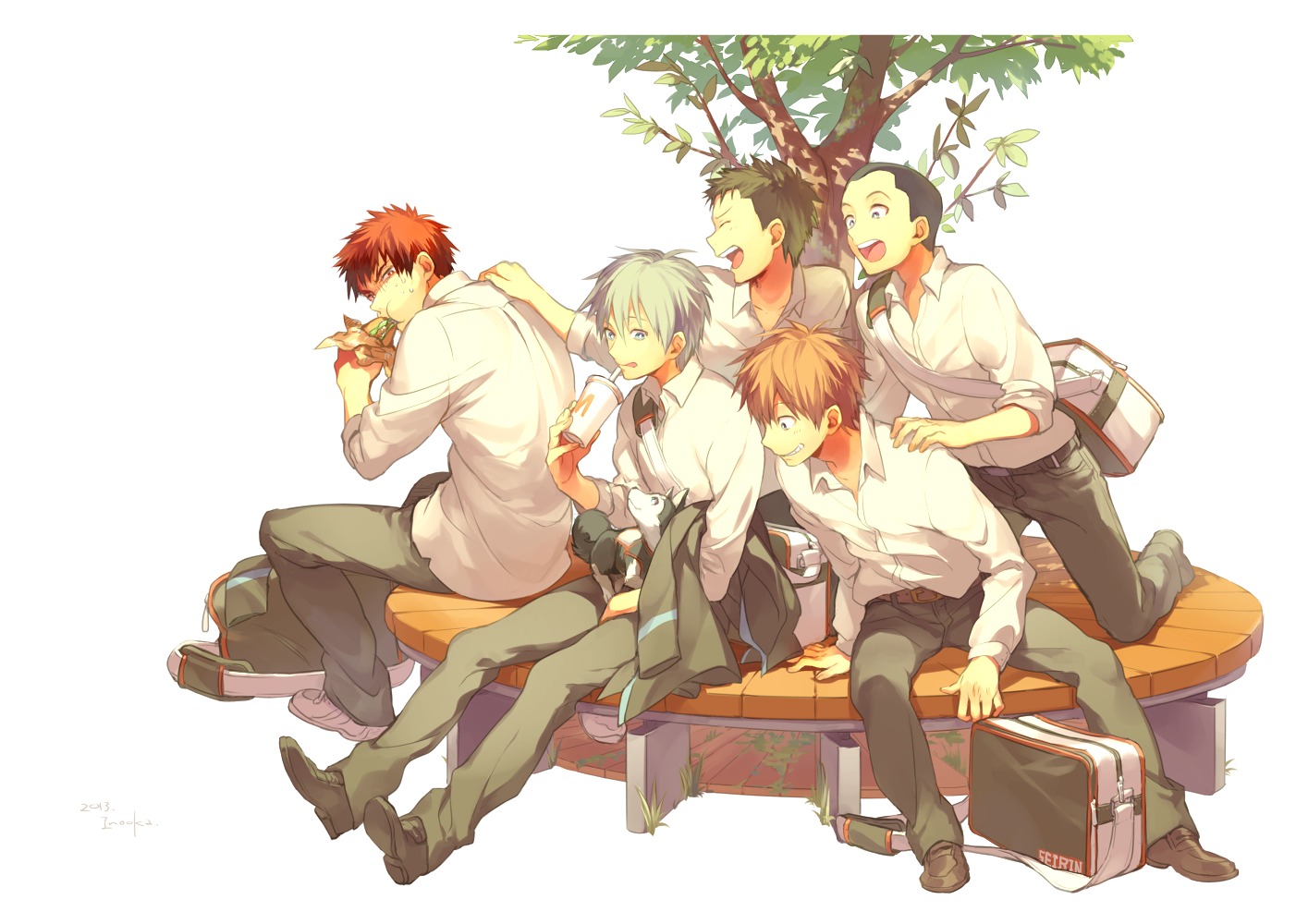 furikata_kouki, inooka, kagami_taiga, kuroko_no_basket, kuroko_tetsuya, male