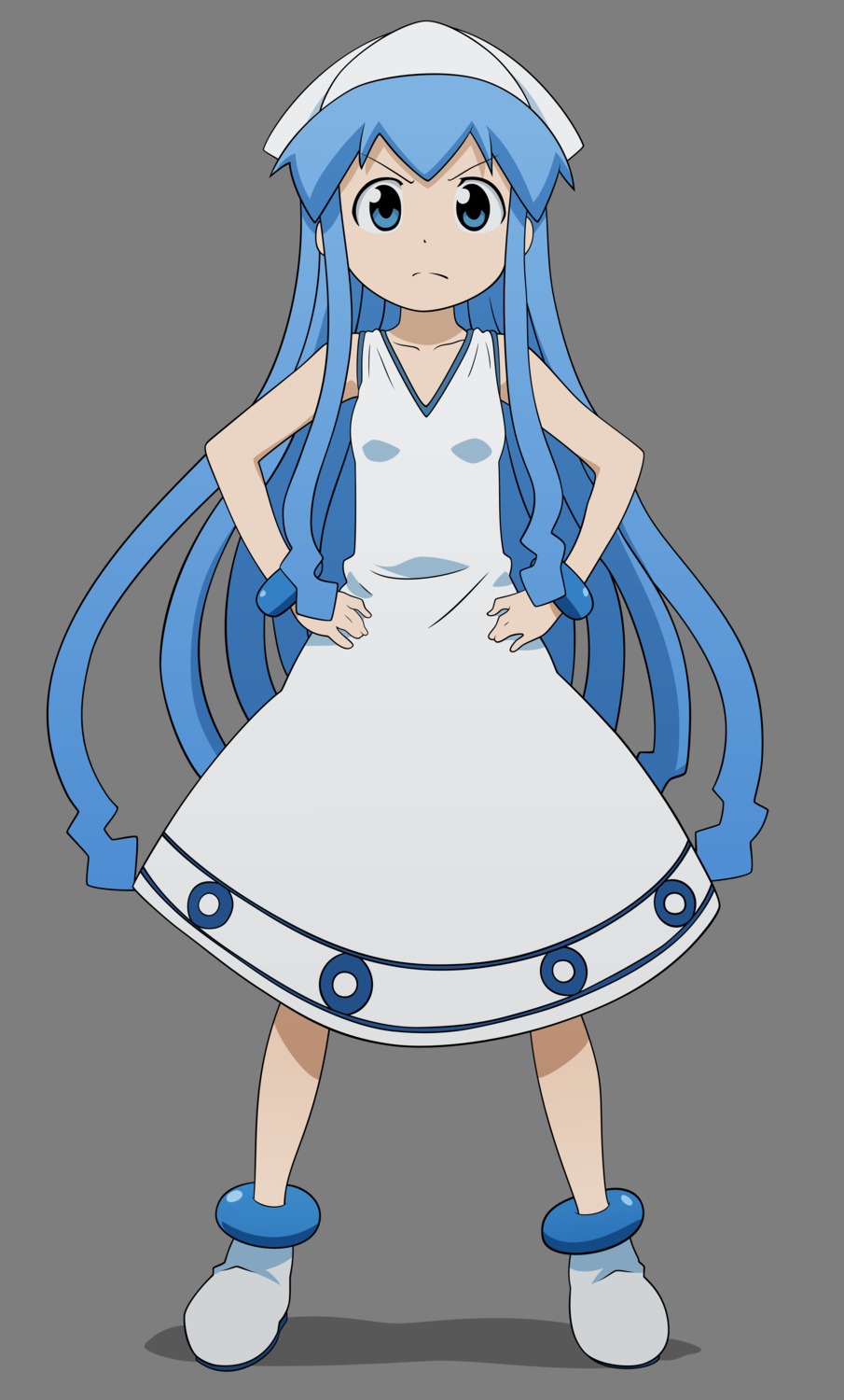 ikamusume, shinryaku!_ikamusume, transparent_png, vector_trace