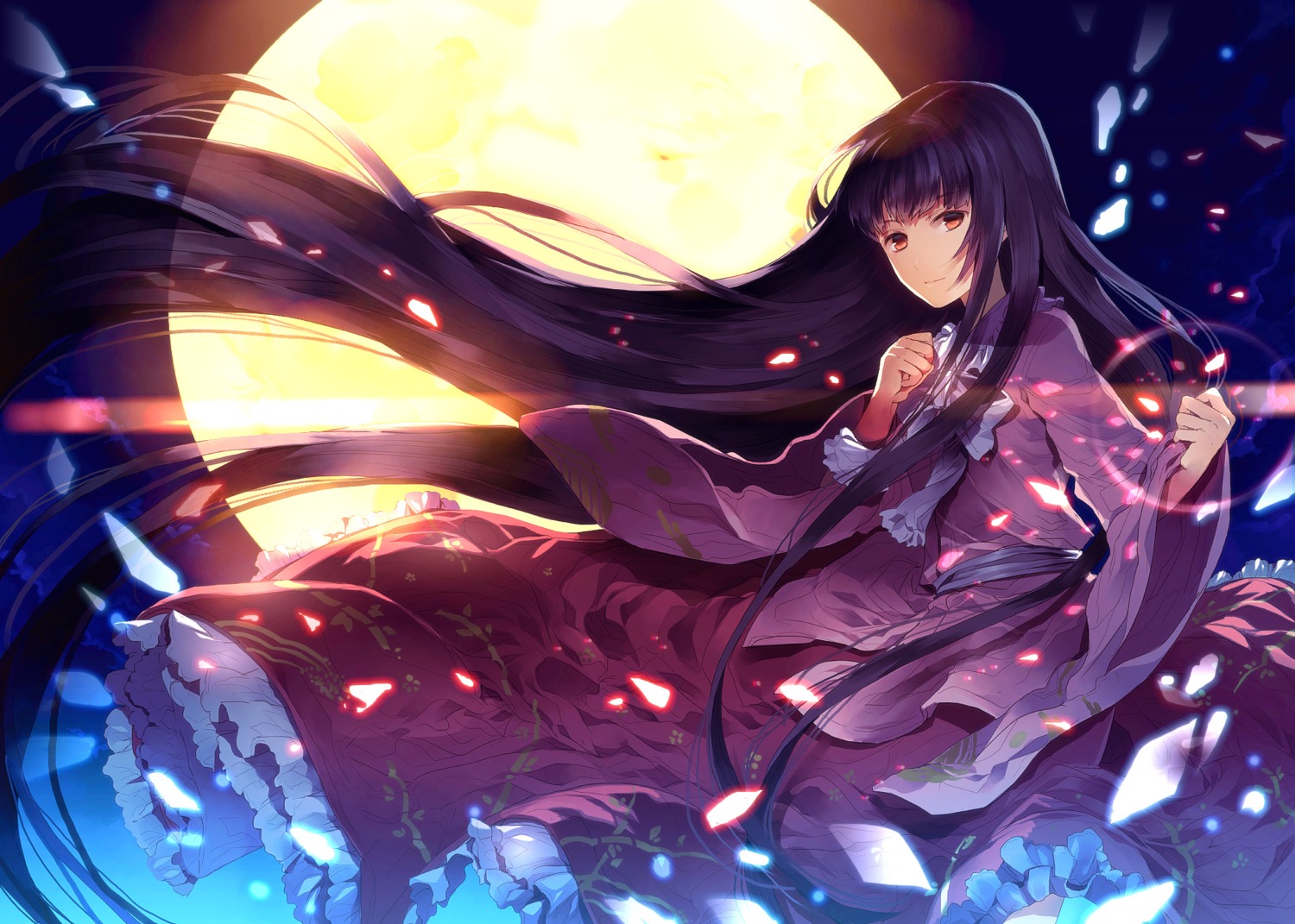 houraisan_kaguya, sunakumo, touhou