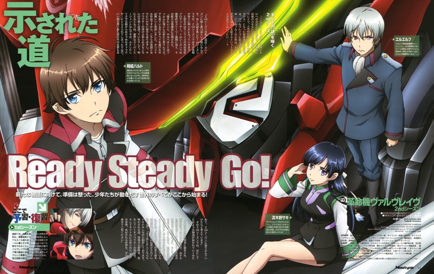 ishibashi_daisuke, kakumeiki_valvrave, l-elf, mecha, rukino_saki, tokishima_haruto, uniform