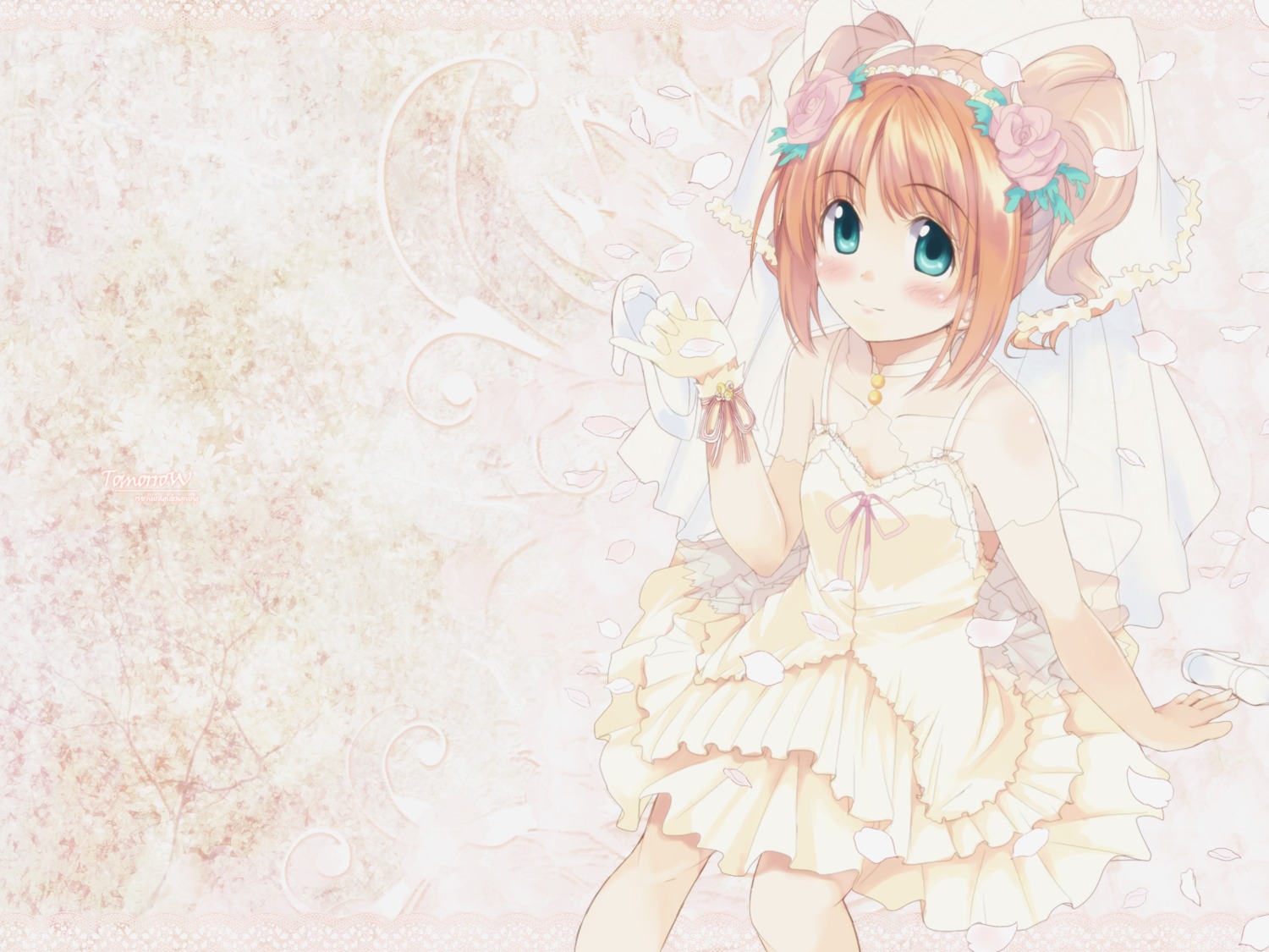 dress, hamayumiba_sou, takatsuki_yayoi, the_idolm@ster, wallpaper