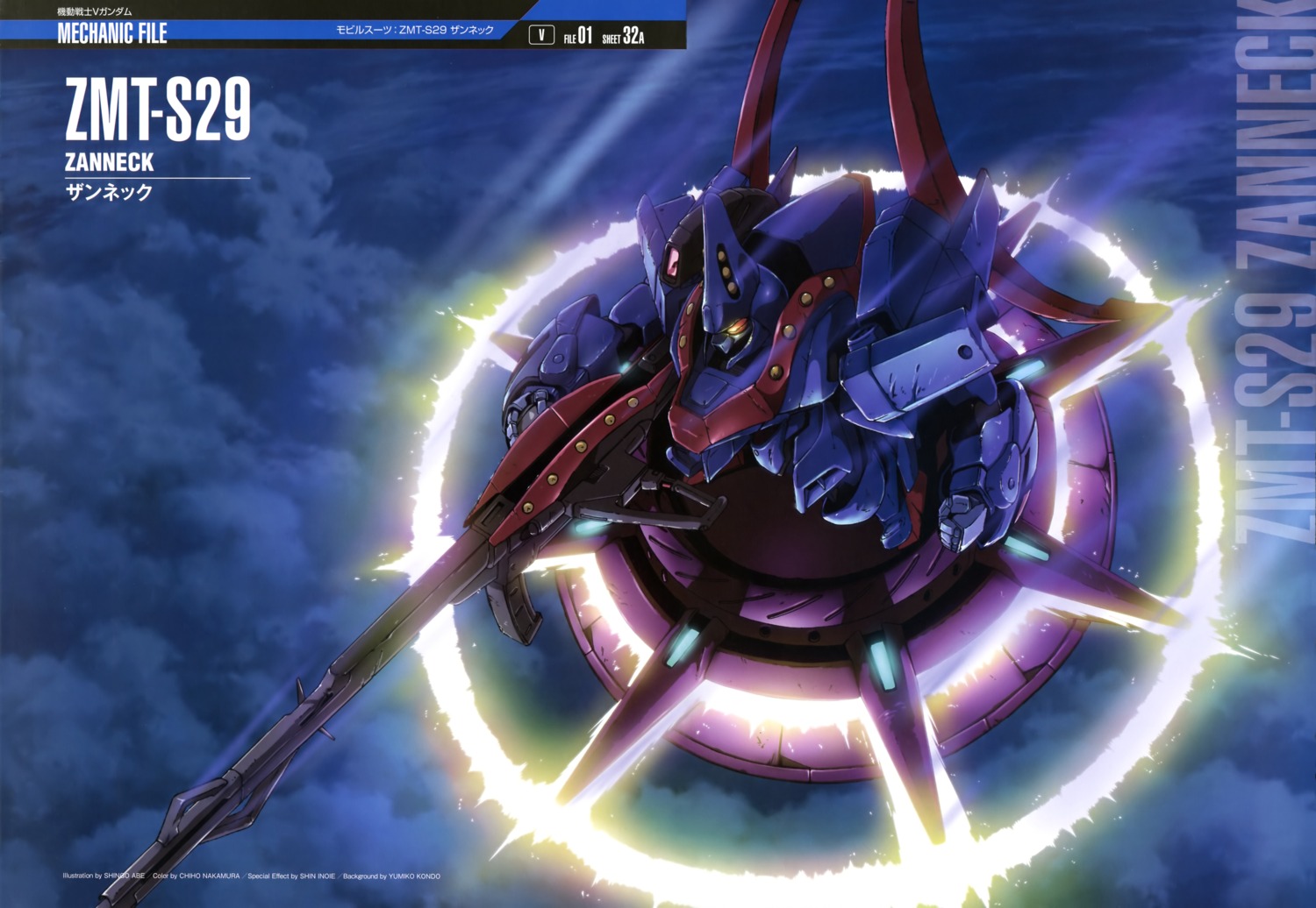 abe_shingo, gun, gundam, mecha, victory_gundam
