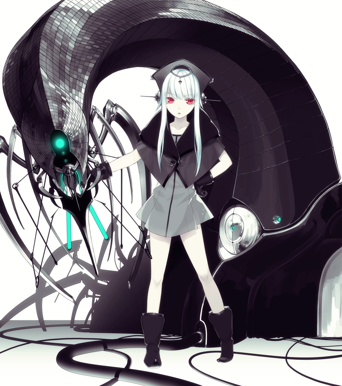 headphones, kimura_daisuke, mecha