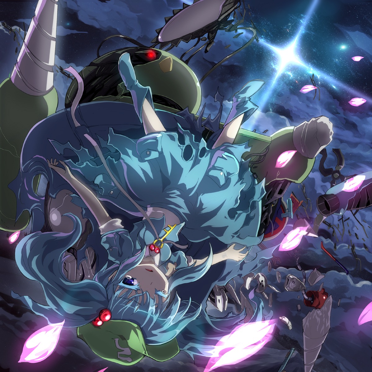 kawashiro_nitori, shape, torn_clothes, touhou