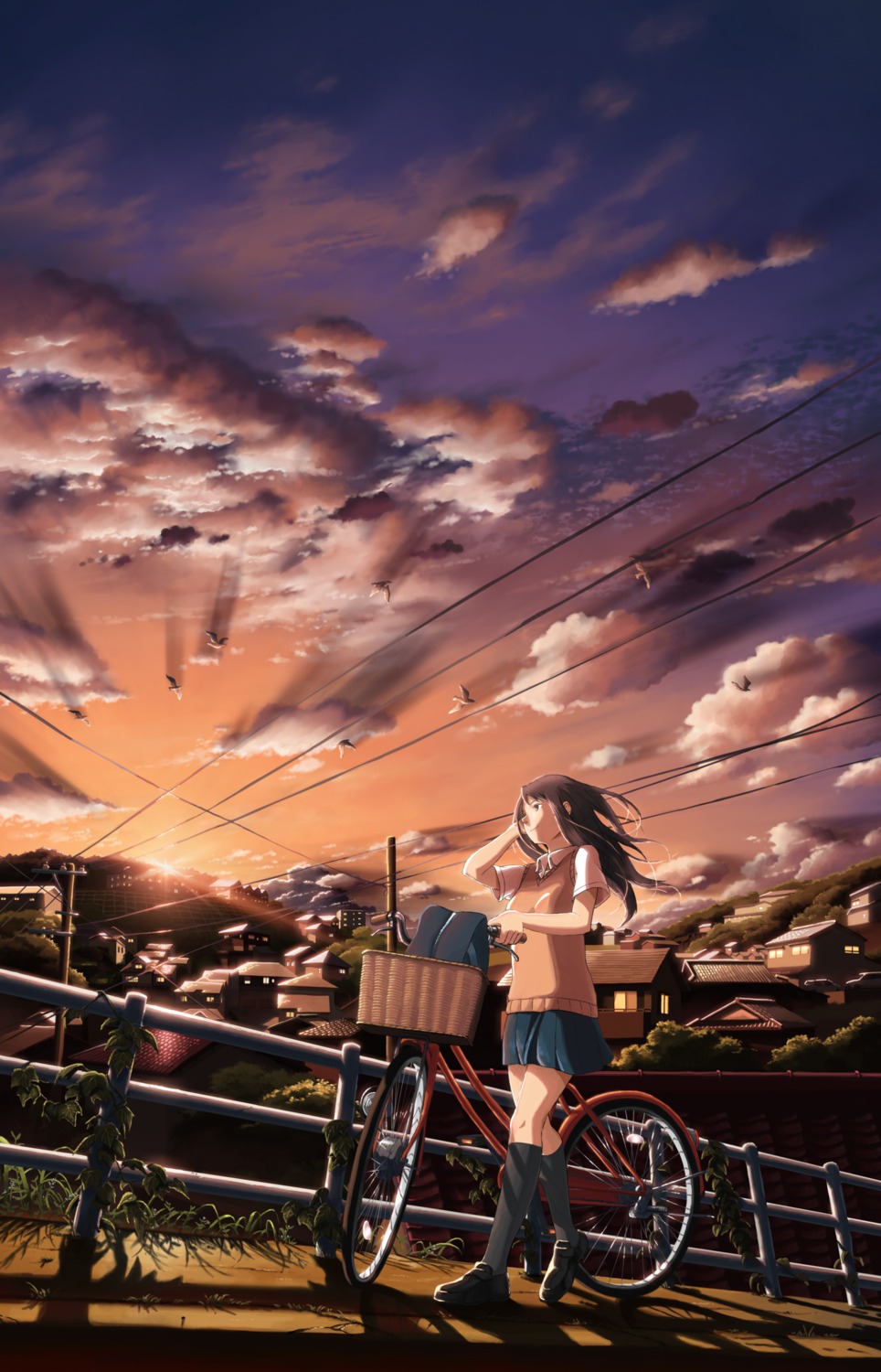 inoki-08, landscape, seifuku