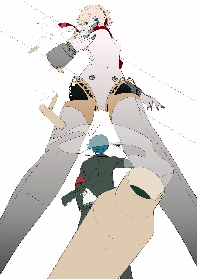 aegis, arisato_minato, bthx, gun, mecha_musume, megaten, persona, persona_3