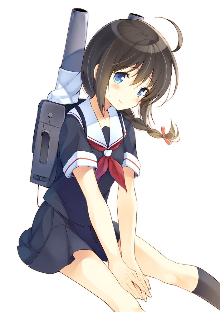 kantai_collection, komi_zumiko, seifuku, shigure_(kancolle)