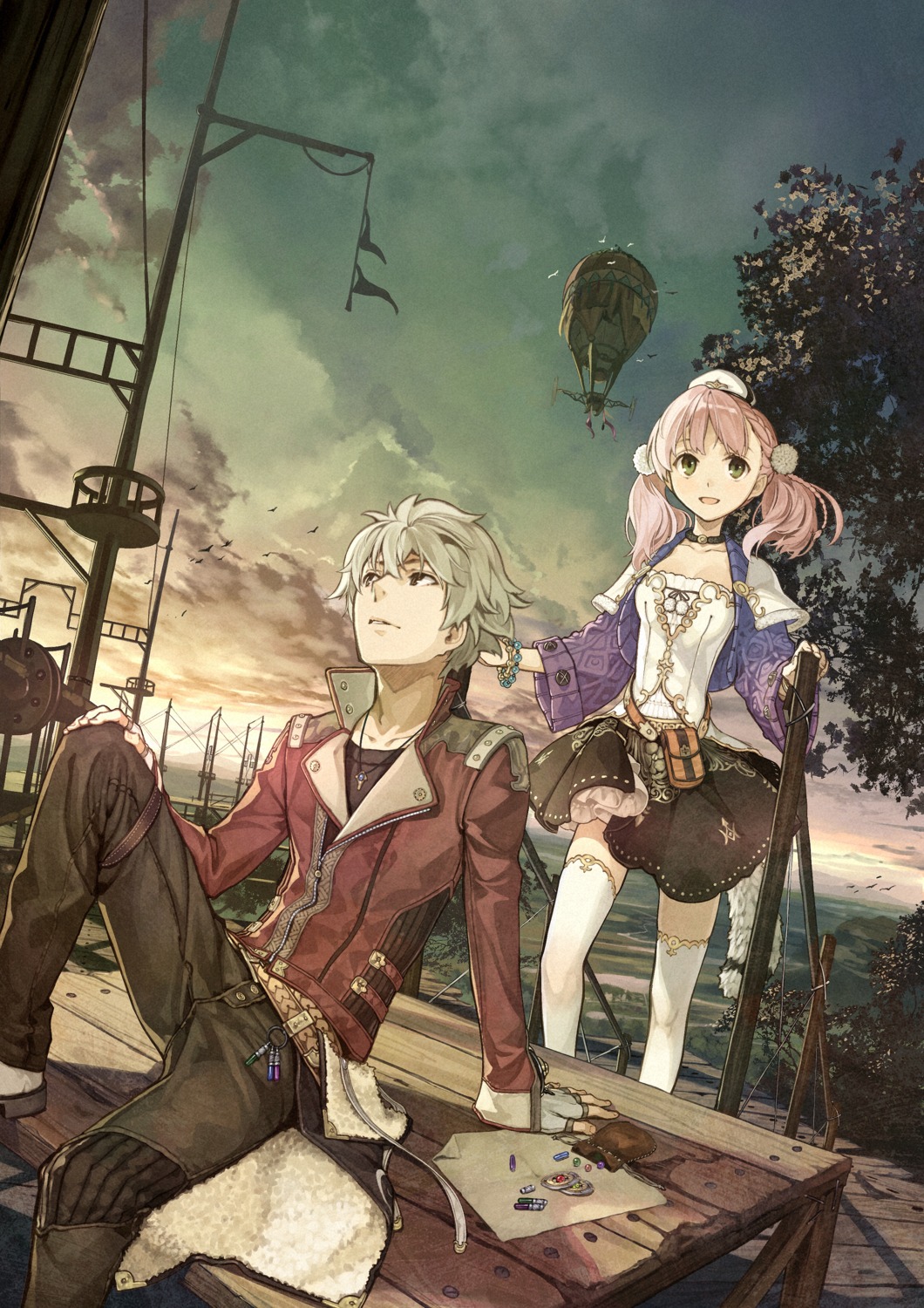 atelier, atelier_escha_&_logy, escha_malier, hidari, koei_tecmo, logix_ficsario, thighhighs