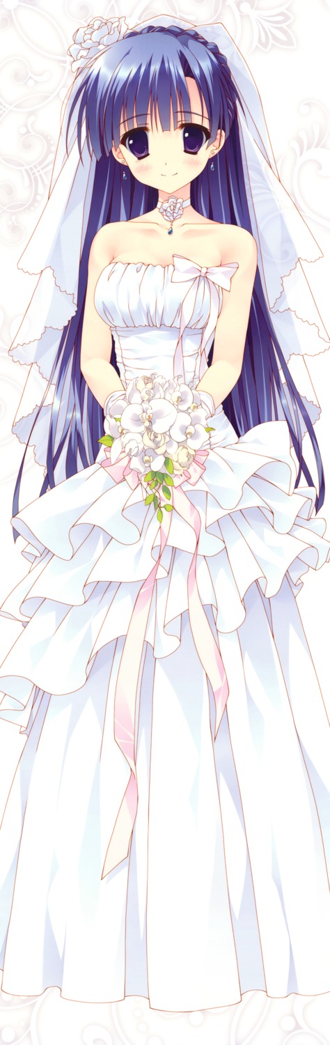 dress, feng, hoshizora_e_kakaru_hashi, koumoto_madoka, ryohka, wedding_dress