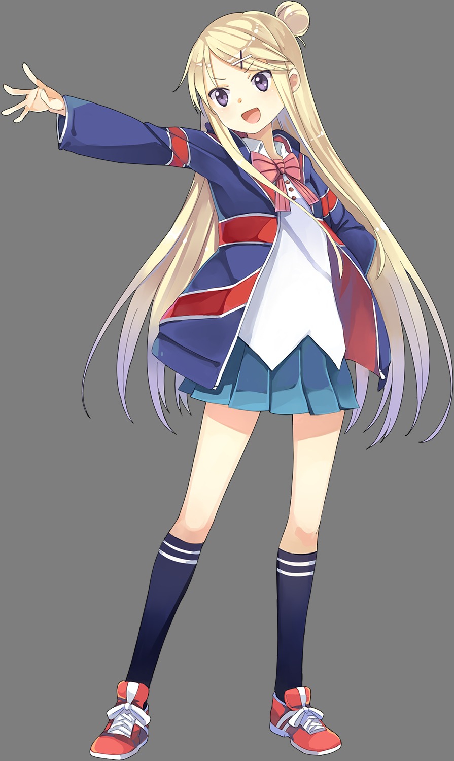 hao_(patinnko), kin-iro_mosaic, kujou_karen, seifuku, transparent_png