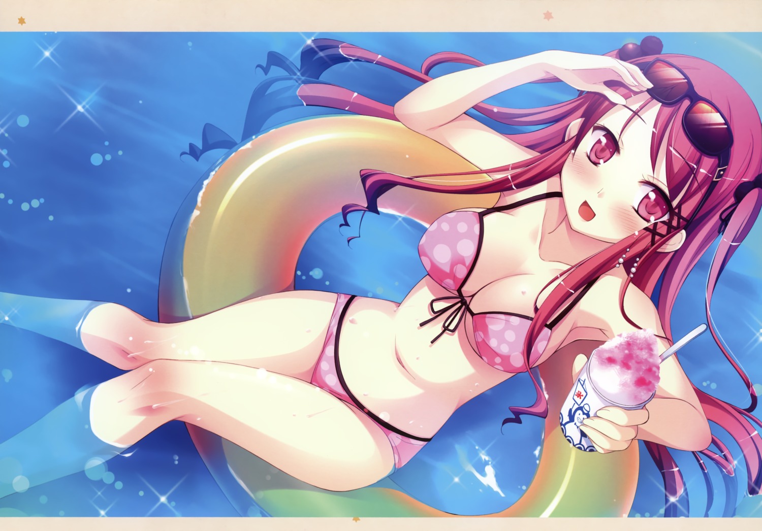 bikini, cleavage, hinomiya_ayari, ko~cha, swimsuits, windmill_oasis, witch's_garden