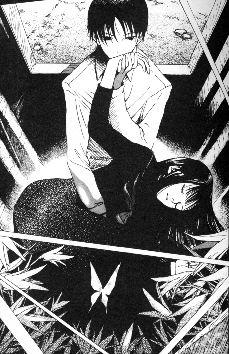 goth, monochrome