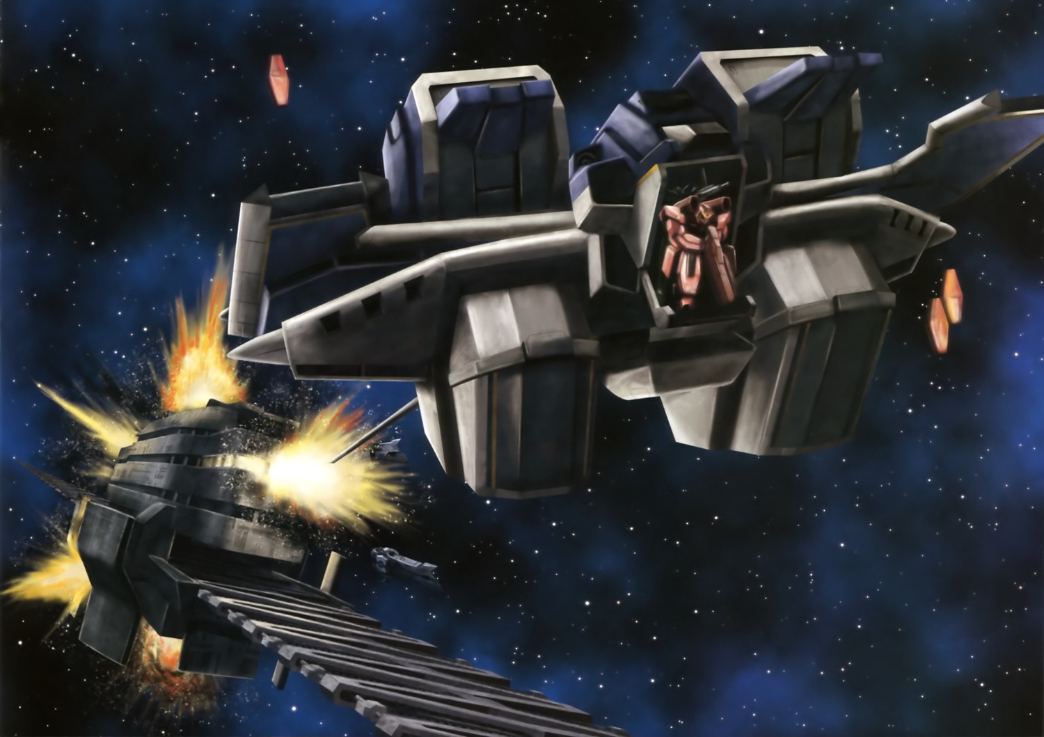 cherudim_gundam, gundam, gundam_00, mecha, ptolemaios_2, seravee_gundam