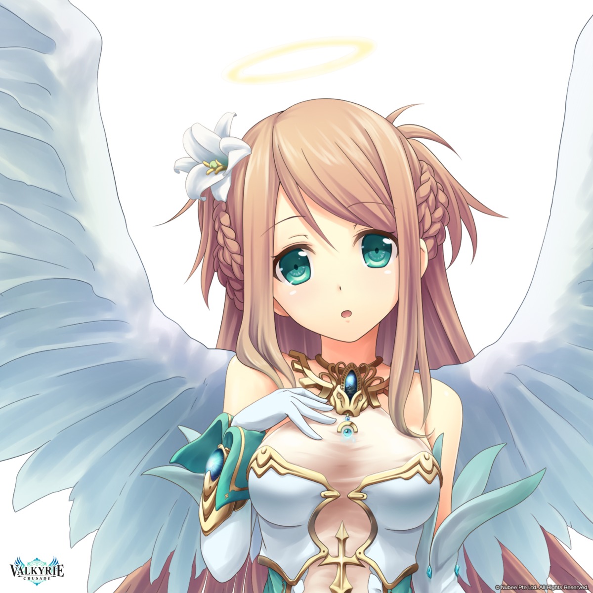 akkijin, aliasing, angel, angel_(shinkai_no_valkyrie), nubee, shinkai_no_valkyrie, wings