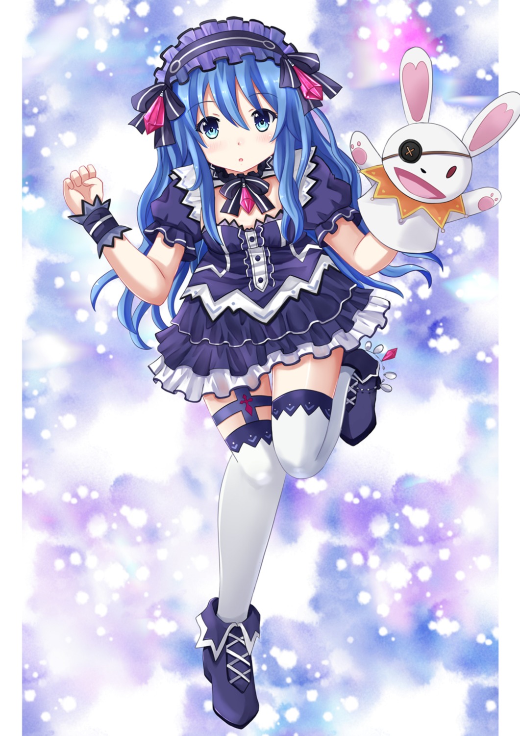cosplay, date_a_live, fairy_fencer_f, himekawa_yoshino, kazenokaze, thighhighs