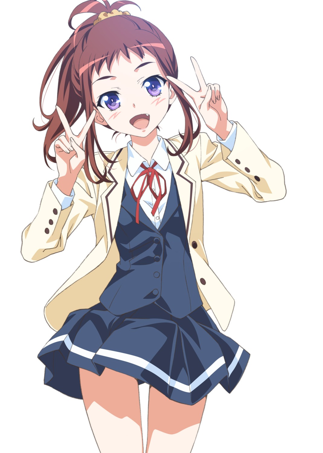 ageishi_kokona, doko_no_donata_no_kanjou_keiro, moododan, seifuku