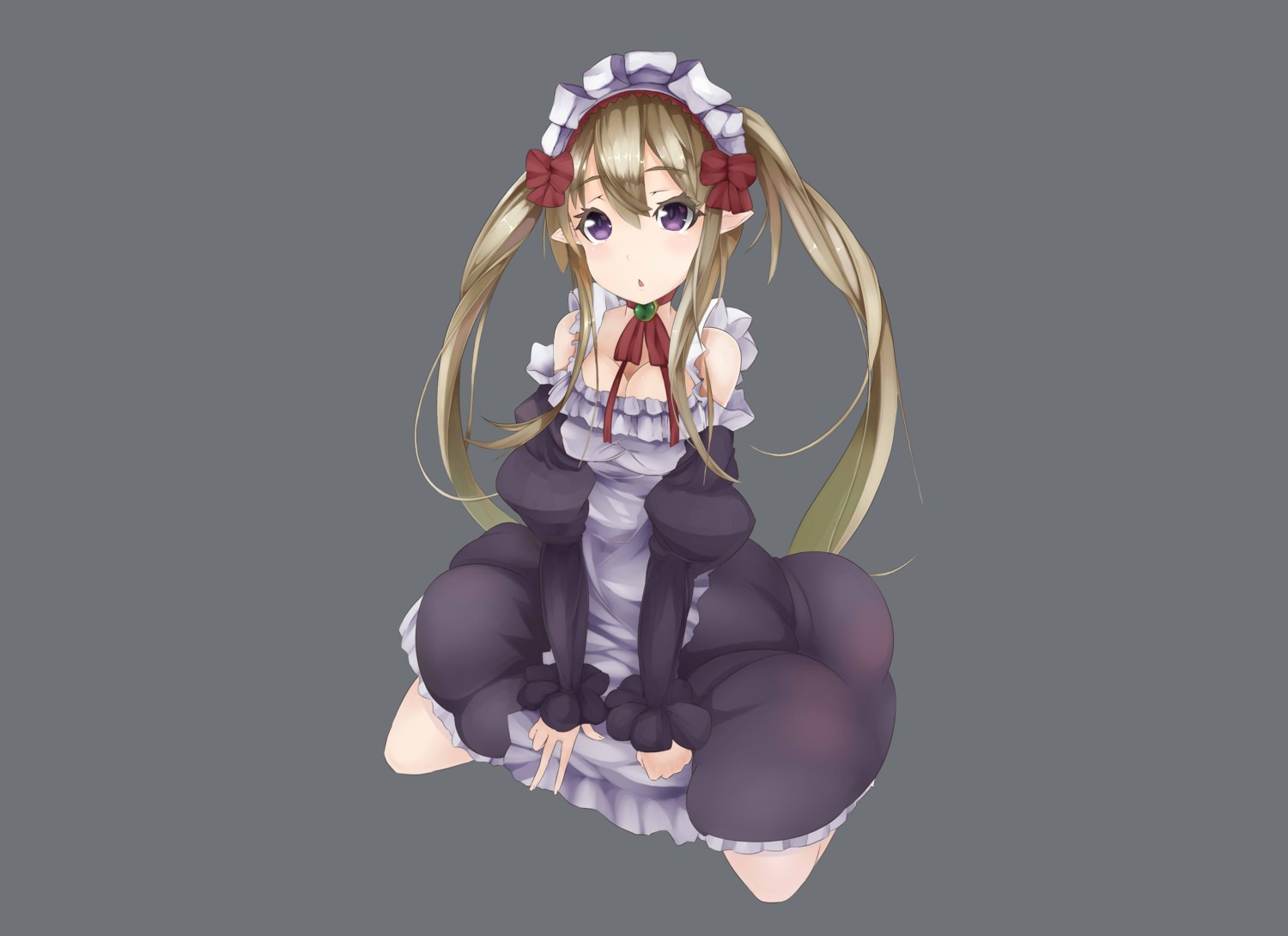 elf, maid, myuseru_foaran, outbreak_company, pointy_ears, skullhead06