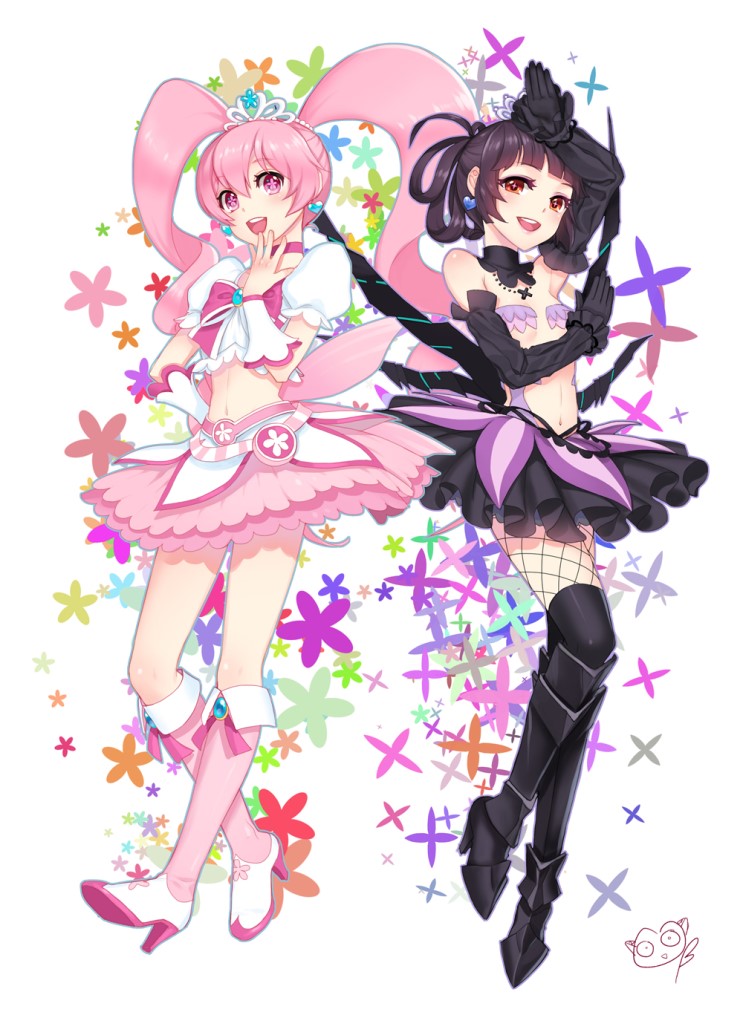 briska, fishnets, thighhighs