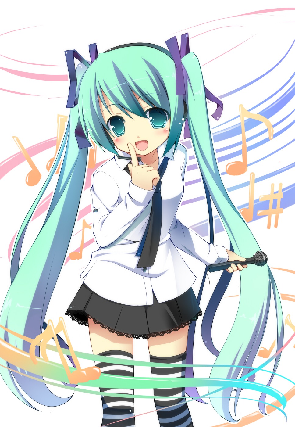 hatsune_miku, masaki_(machisora), thighhighs, vocaloid
